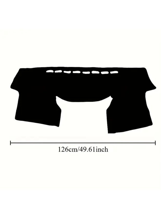 Black Dashboard Cover Mat For 2005 2011 Toyota Vitz Daihatsu Charade XP90 Hatchback Easy Installation - Image 2